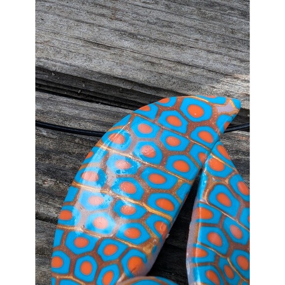 Vintage Artisan Millefiori Style Pendant Necklace - Picture 6 of 10